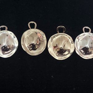 JJG Silver Tone Clip On Earrrings